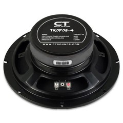 CT Sounds TROPO8-4 8″ 400W Max 4-Ohm Shallow Mount Midrange Speaker – Single