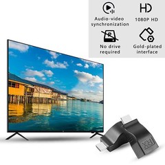 4K 1080P HDMI Extender to RJ45 Over Cat 5e/6 Network LAN Ethernet Adapter Lot