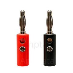20pcs Banana Plugs 4mm Screw Lock Speaker Wire Audio Jack Connector Lantern Type