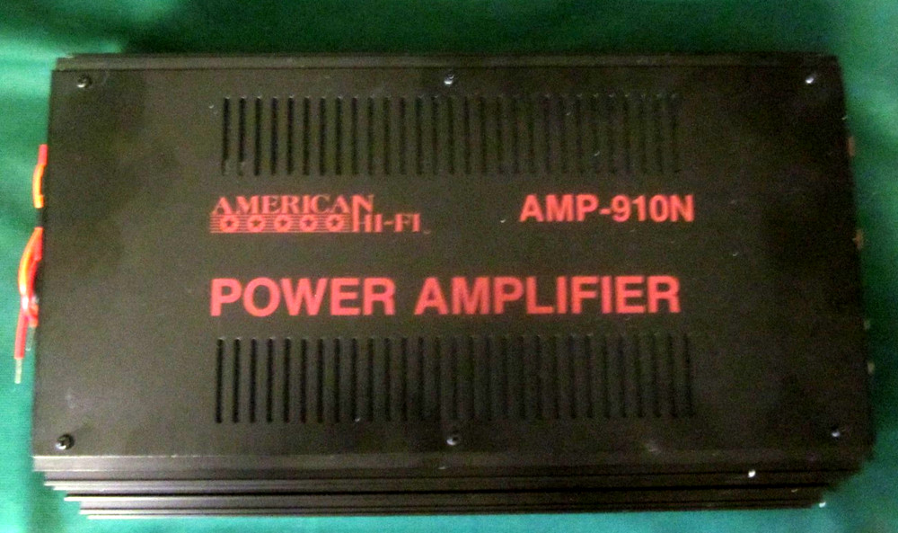 Vintage NOS American Hi-Fi Power Amplifier 910N 4 ch. Car Amp Amplifier. New