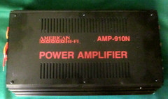 Vintage NOS American Hi-Fi Power Amplifier 910N 4 ch. Car Amp Amplifier. New