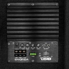 DS18 EN-DF10A Amplified 10″ Shallow Down-Firing Subwoofer Enclosure (Loaded+Amp)