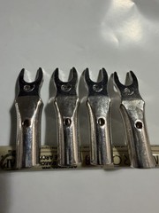 cardas banana to spade speaker adapter 1/4 inch 4pcs (new) msrp $144