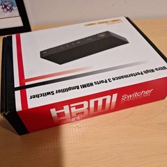 HDMI Ultra-High Performance Amplifier Switcher 3 Ports w/Remote no power cord.