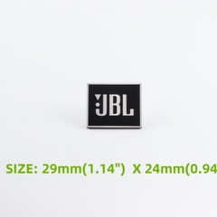 2X New For JBL Aluminum Logo Badge Replacement piece 29mmX 24mm