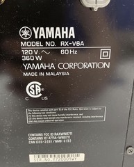 Yamaha – RX-V6A 7.2 Channel Av Receiver W/ 8K HDMI (NO REMOTE)