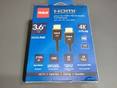 BRAND NEW RCA 12′ HDMI Cable 2160p HDR 48 Bit 18 Gbps DH12HHE 3.6m