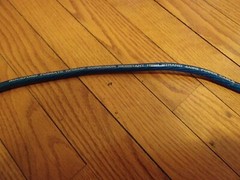 ROCKFORD FOSGATE 4 AWG 8 AWG BLUE SILVER POWER OR GROUND WIRE BLUE 48 + FEET
