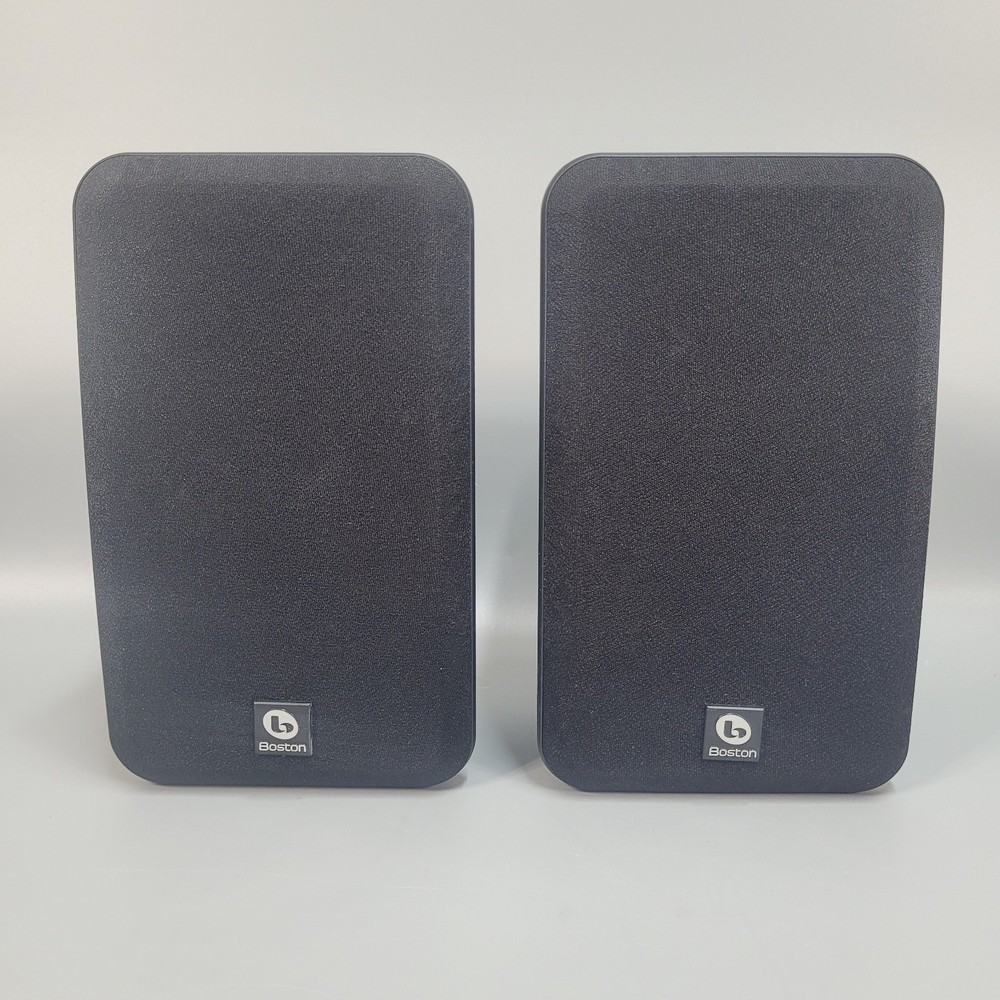 Boston Acoustics MCS 90 Bookshelf Speakers Pair Home Theater Tested w/ Video