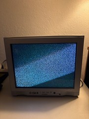 SYLVANIA SRT2420P 20″ CRT TV RETRO GAMING TELEVISION NO REMOTE TESTED WORKING