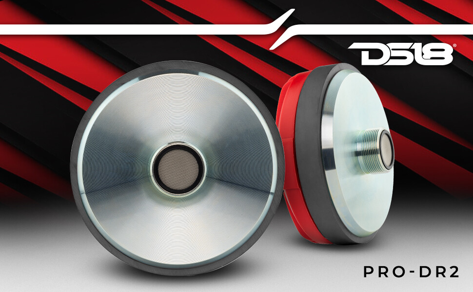 PAIR DS18 PRO-DR2 2″ Pro Titanium Twist-on Throat Compression Driver 800 W 8-Ohm