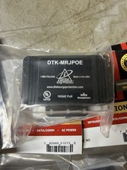 DTK-MRJPOE – Channel PoE RJ45 10GbE Ethernet Surge Protector-6 New Devices.