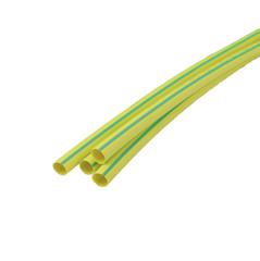 50 FT 50′ Feet GREEN & YELLOW 1/8″ 3mm Polyolefin 2:1 Heat Shrink Tubing RoHS UL