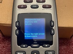 Logitech Harmony 650 Universal Remote Control Tested Works Color Screen