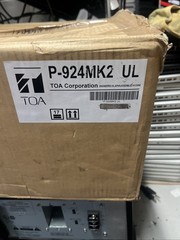 TOA P-924MK2 240 Watt Single-Channel Modular Amplifier Amp – Open Box Demo Unit