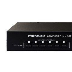6 Amp in 2-Way Out Passive Amplifier Speaker Switcher Stereo Audio Switch Box