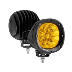 AUXBEAM 4″ 90W Amber LED Work Light Bar 4WD Offroad Flood Pods Fog Driving Lamps
