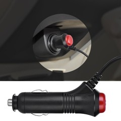1.8M Car Cigarette Lighter Power Supply to 3.5 x 1.35mm DC Male Plug Spring