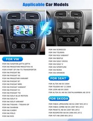 Android 15 Car Stereo VW Jetta Passat Golf Tiguan CarPlay GPS 4GB+64GB BRAND NEW