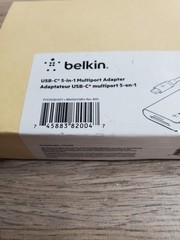 Belkin PVC002BTSGY USB-C 5-in-1 Multiport Adapter Hub – for Notebook Yes SD