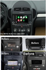 7″ Stereo Radio For Mercedes SLK200 SLK250 SLK300 SLK350 SLK55 R171 with Carplay
