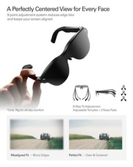 RayNeo Air 4 Pro AR Glasses, HDR10 Display, Vision 4000 Chip 201″ Audio by B&O
