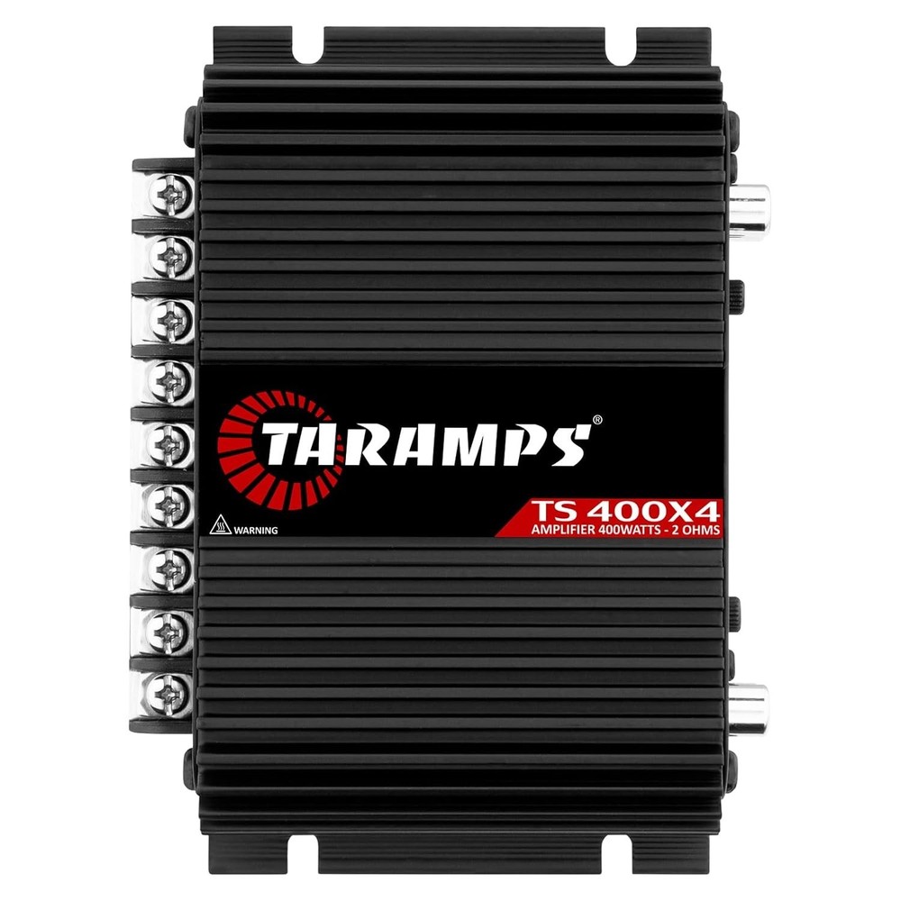 Taramps TS 400X4 2 Ohms Black Multichannel Stereo Amplifier 400 Watts Rms, 4 Cha