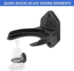 Compact Wall Mount Holder for LifeVac and Rescue Device Kits – Easy Access