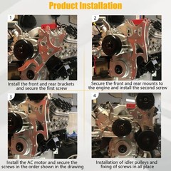 LS Truck Alternator Power Steering Bracket for 4.8L 5.3L 6.0L