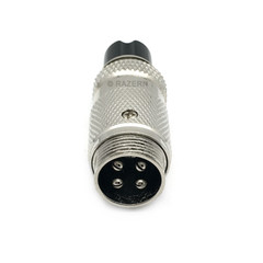 NEW Workman C4P5C 4-Pin Microphone to 5-Pin Adapter For Cobra CB Radio