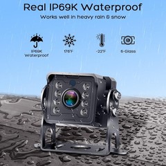 RV Backup Camera Plug and Play – No Delays 7 Inch HD 1080P Rear View Camera w…