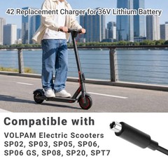 42V 2A Charger for VOLPAM SP06 SP05 SP03 SP02 SP20 SP08 for 36V Lithium Battery