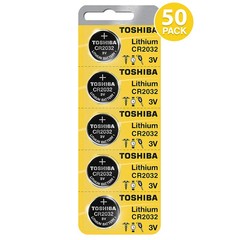 50 x New Original Toshiba CR2032 CR 2032 3V LITHIUM BATTERY BR2032 DL2032 Remote