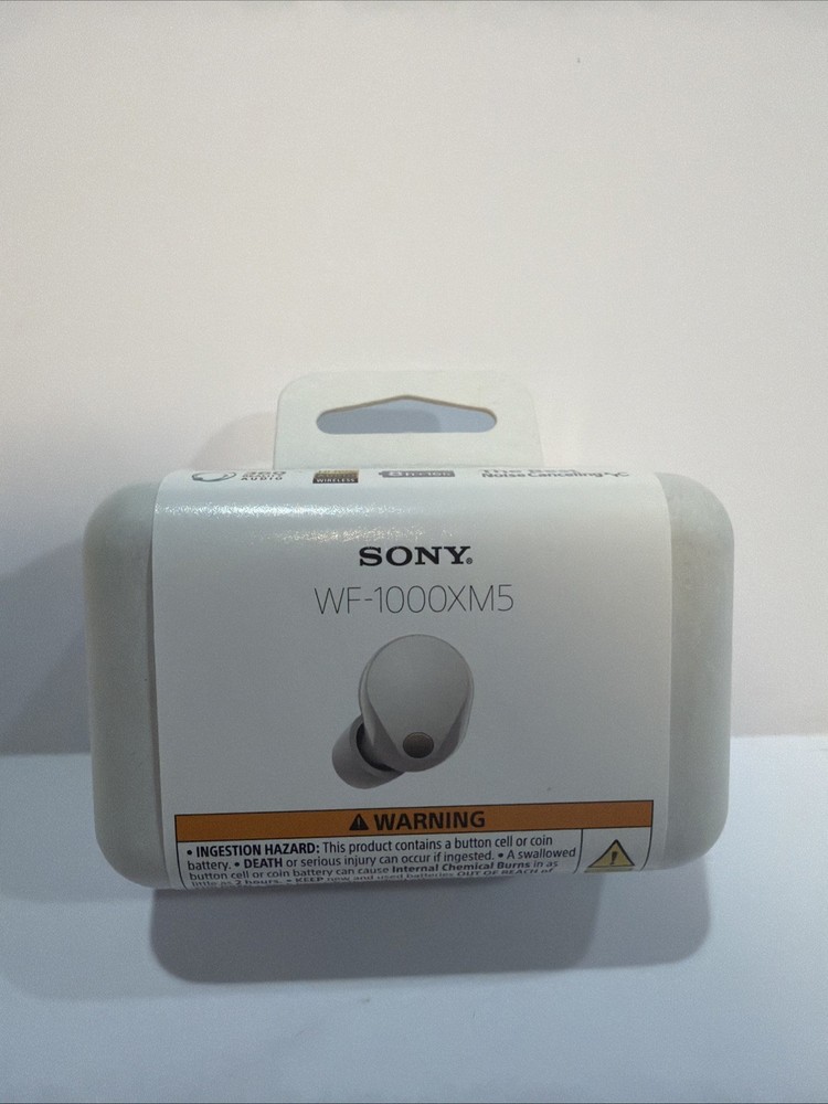 Sony WF-1000XM5 Noise-Canceling True Wireless In-Ear Headphones (Silver) NEW