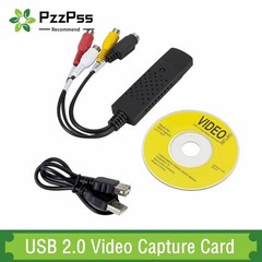 USB 2.0 Audio Video VHS VCR TV to DVD Converter Capture Card Device Adapter US