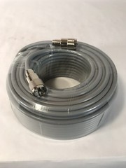 100FT RG-8x COAX COAXIAL CABLE LOW LOSS w/ MALE PL-259 CB HAM RADIO RG8 NEW!