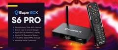 NEW 2025 Model BlACK SuperBox S6 PRO Keyboard remote BlueTooth-box free apps