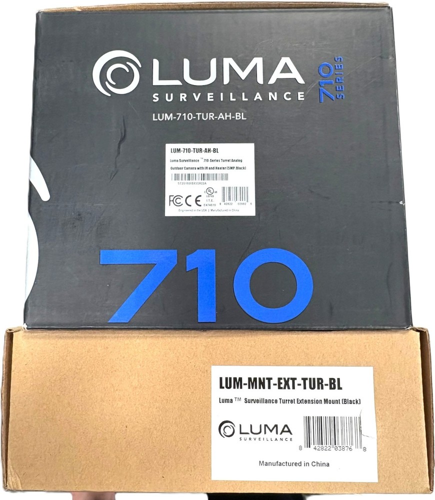 Luma LUM-710-TUR-AH-BL Black Turret Camera w/ Mount – Price per Kit