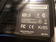 Epson WXGA Projector H428A Stand +Power Cord PARTS ONLY Read with Remote