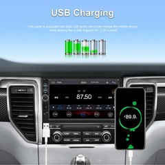 Double Din Apple Carplay Android Auto 7″ Car Stereo Radio Bluetooth Touch Screen