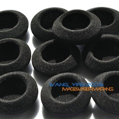 10 pcs 40mm foam pads ear pad sponge earpads headphone cover for headset 1.6″
