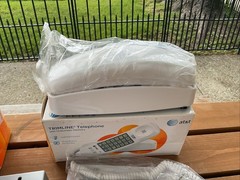 AT&T CL4940 Corded phone W/ Answering Machine & Trimline Phone 210 NEW OPEN BOX