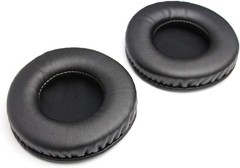 70mm Replacement Ear Pads in Black Leather for Sony, ATH, Sennheiser Headphones
