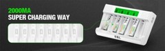 EBL 8-Bay AA AAA Battery Charger for NiMH AA AAA Rechargeable Batteries