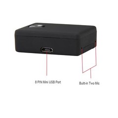 Rechargeable Two-Way GSM Audio Device Listening Bug Dual Sensitive Microphone a