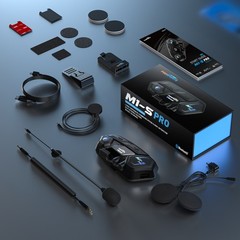 1-2 pack M1-S PRO Motorcycle Helmet Intercom Motorbike Bluetooth Headset