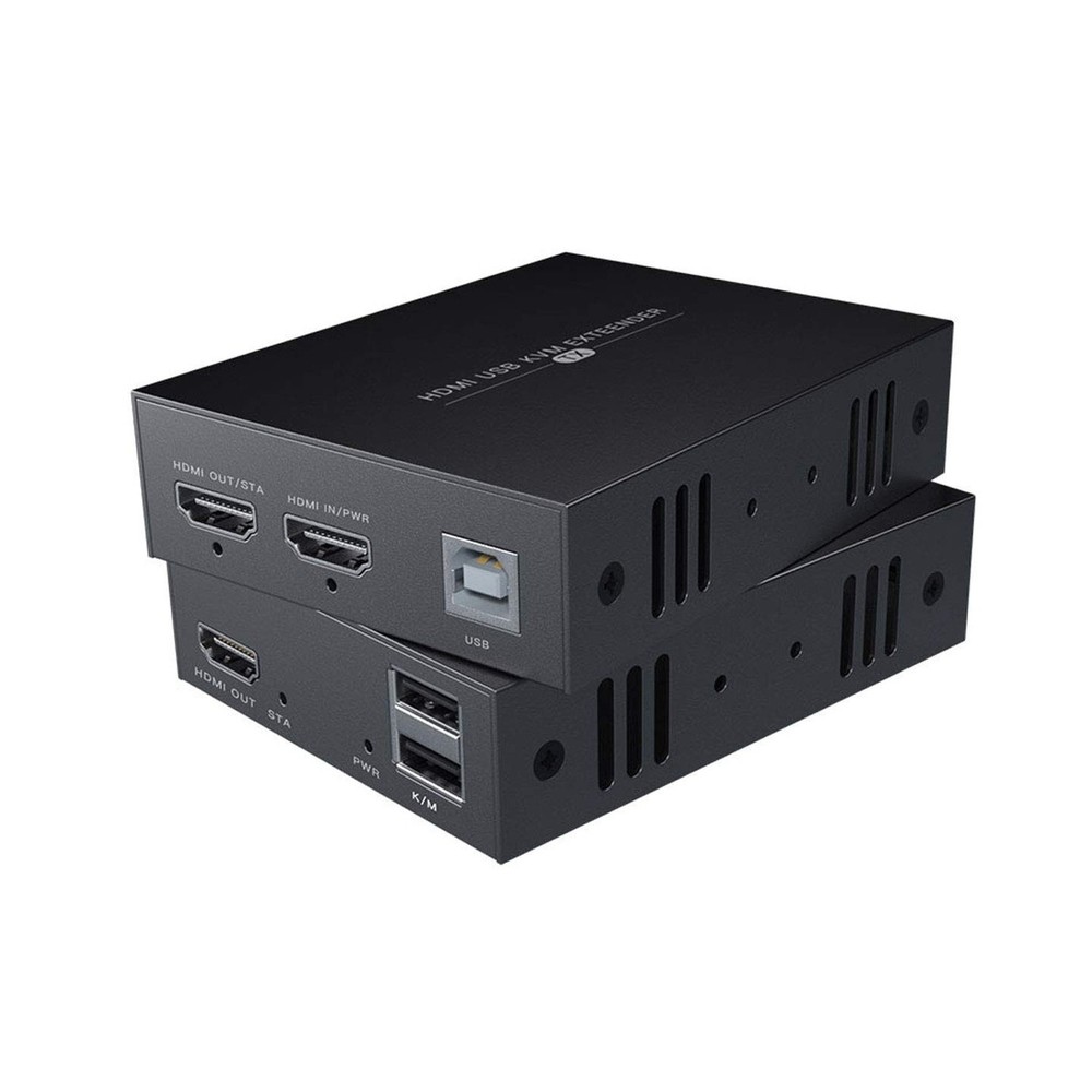 HDMI KVM USB Extender Transmit 1080p HD Video Over Cat5e/6 Ethernet Cable 50m…