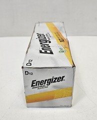 12 Energizer Industrial D Alkaline Batteries (EN95, LR20), Exp. 12/2035