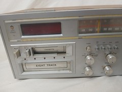 AI Rhapsody RY-1082 AM/FM/MPX Stereo Receiver 8 Track Cassette Parts Or Repair