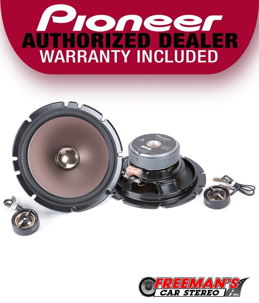 Pioneer TS-A653CH 6-1/2” 2-Way Component Speakers 370W Max / 85W Nom